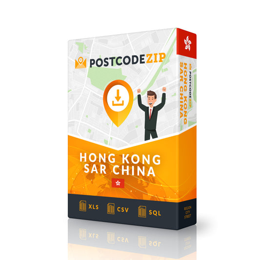 Hong Kong, Best file of streets, complete set