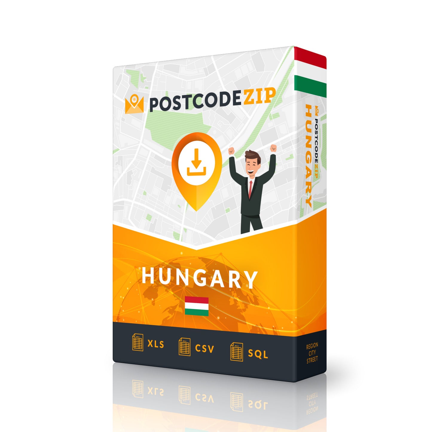 Hungary, Best file of streets, complete set