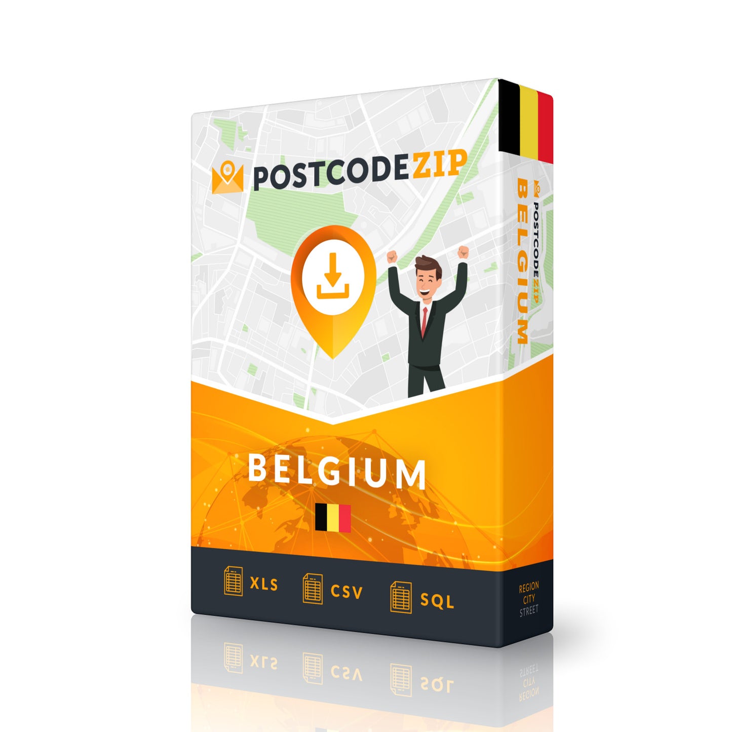 Belgium, Location database, best city file