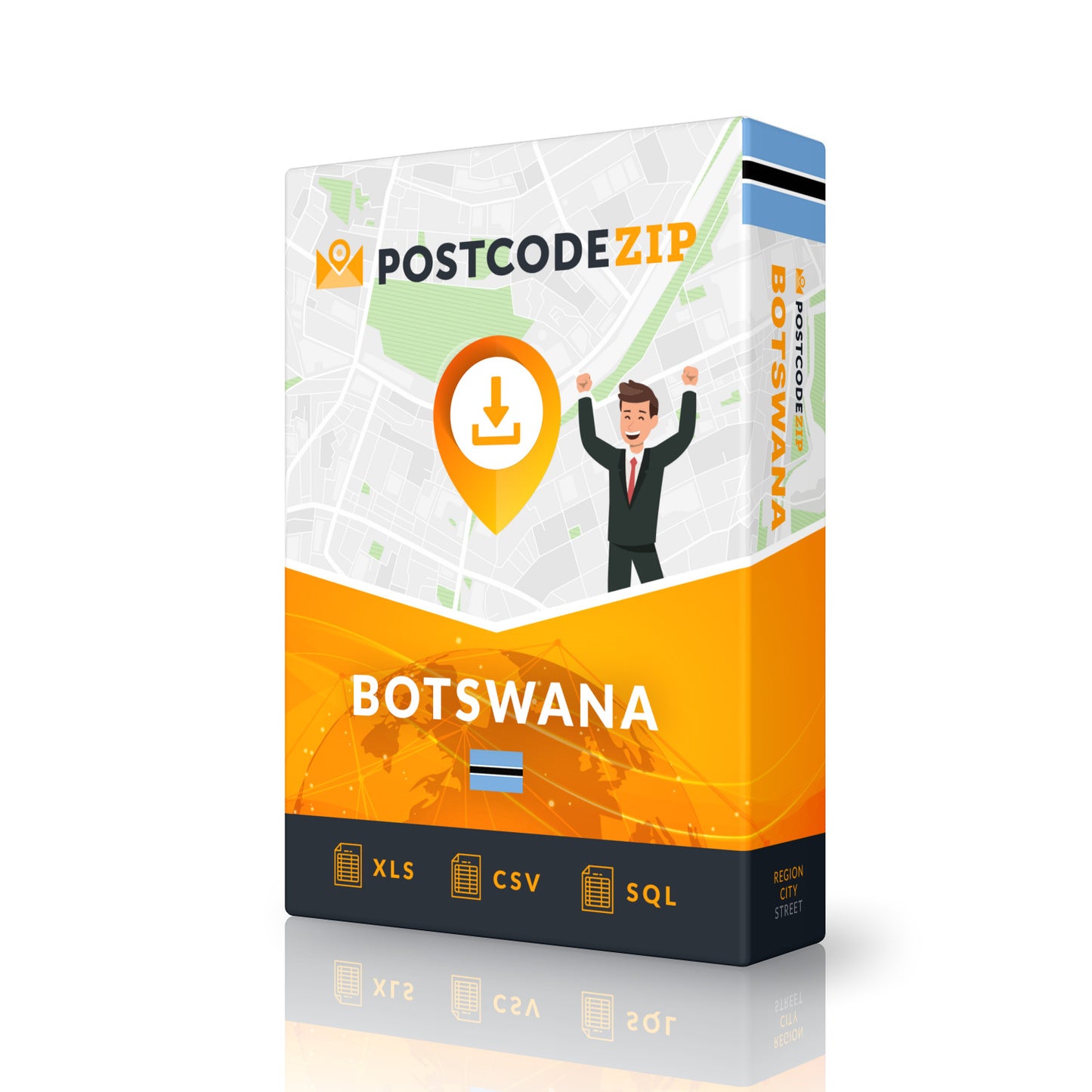 Botswana, Location database, best city file