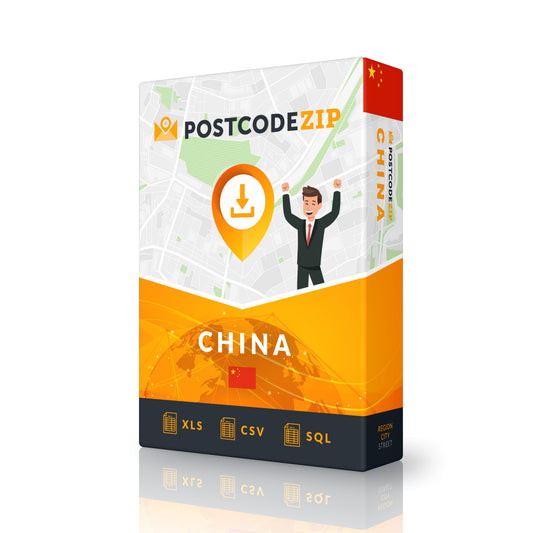 China, Location database, best city file