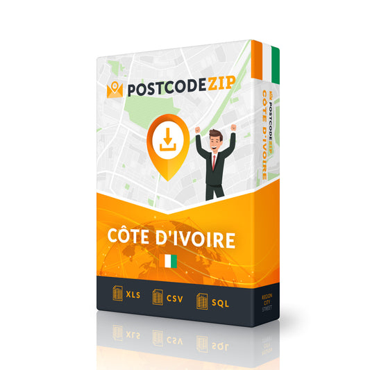 Ivory Coast, Location database, best city file