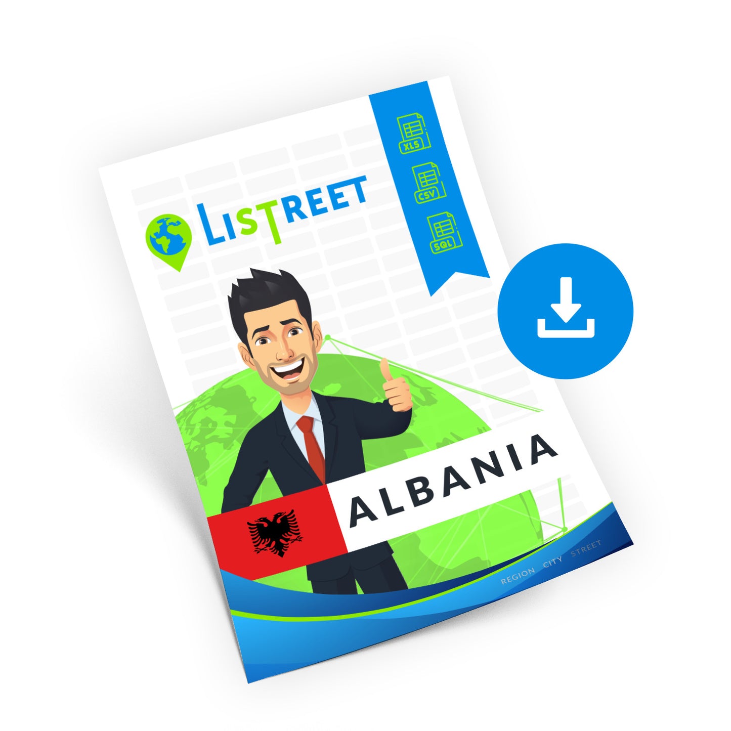 Albania, Location database, best city file