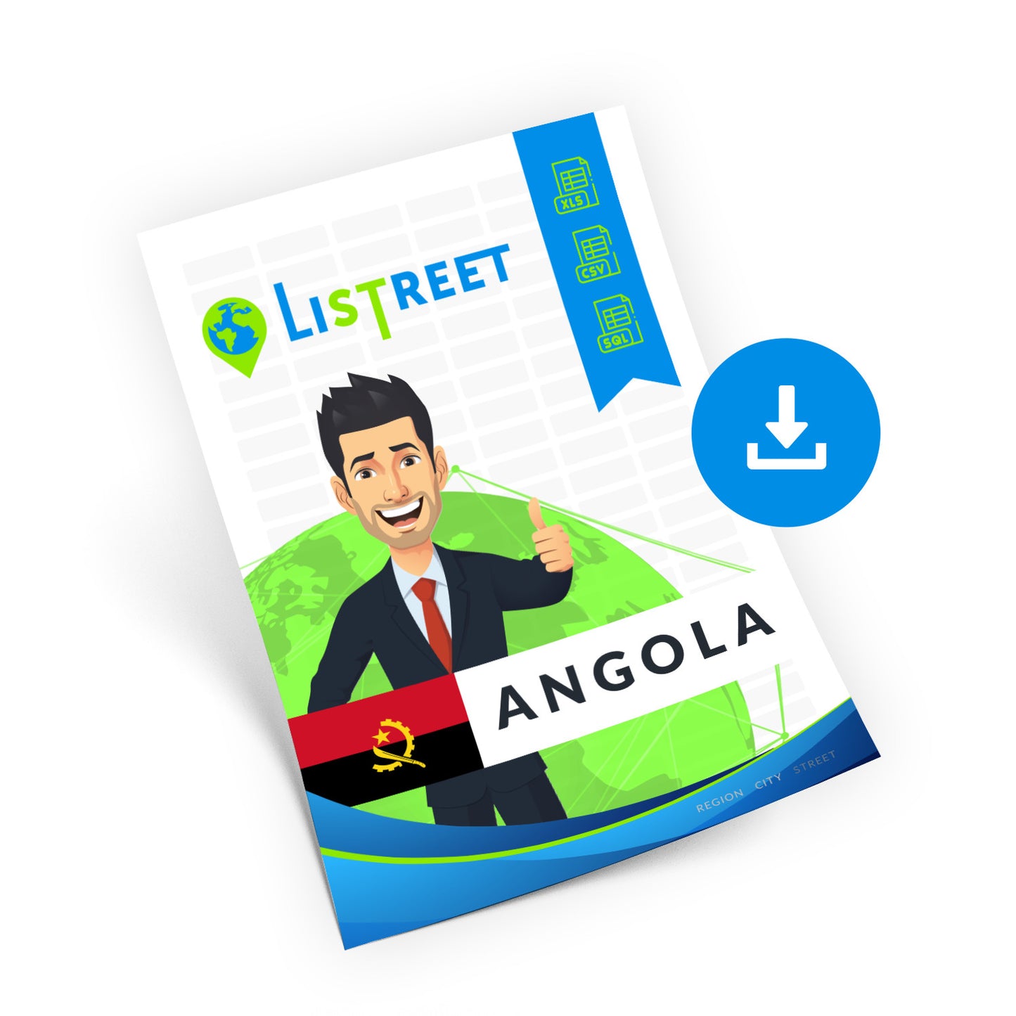 Angola, Location database, best city file