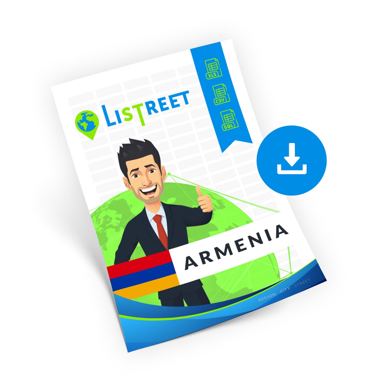 Armenia, Location database, best city file