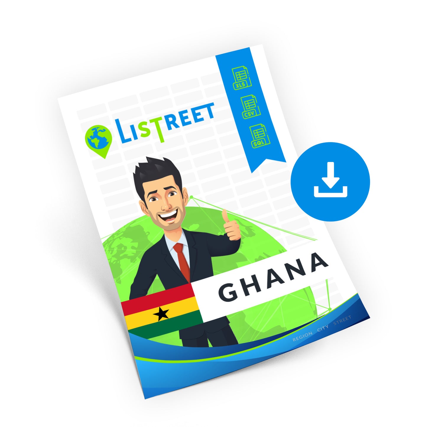 Ghana, Location database, best city file