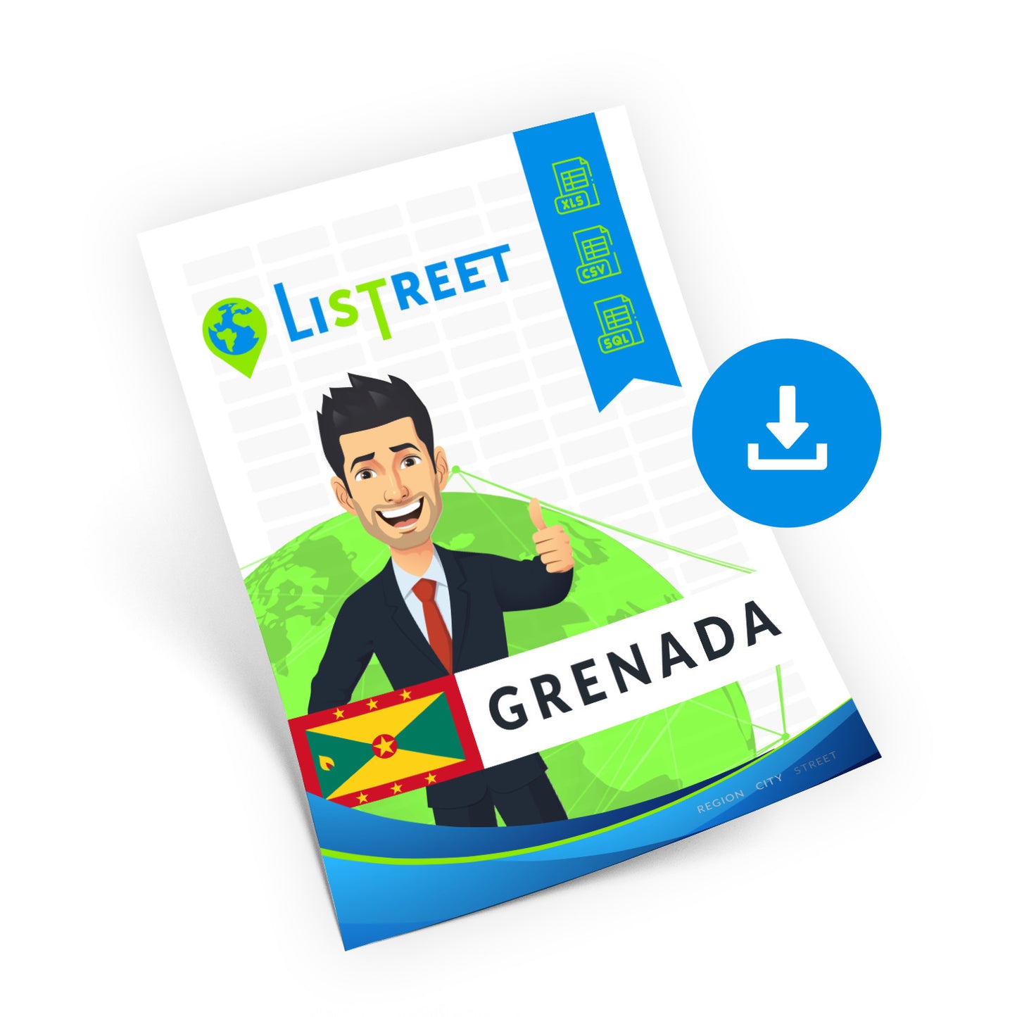 Grenada, Location database, best city file