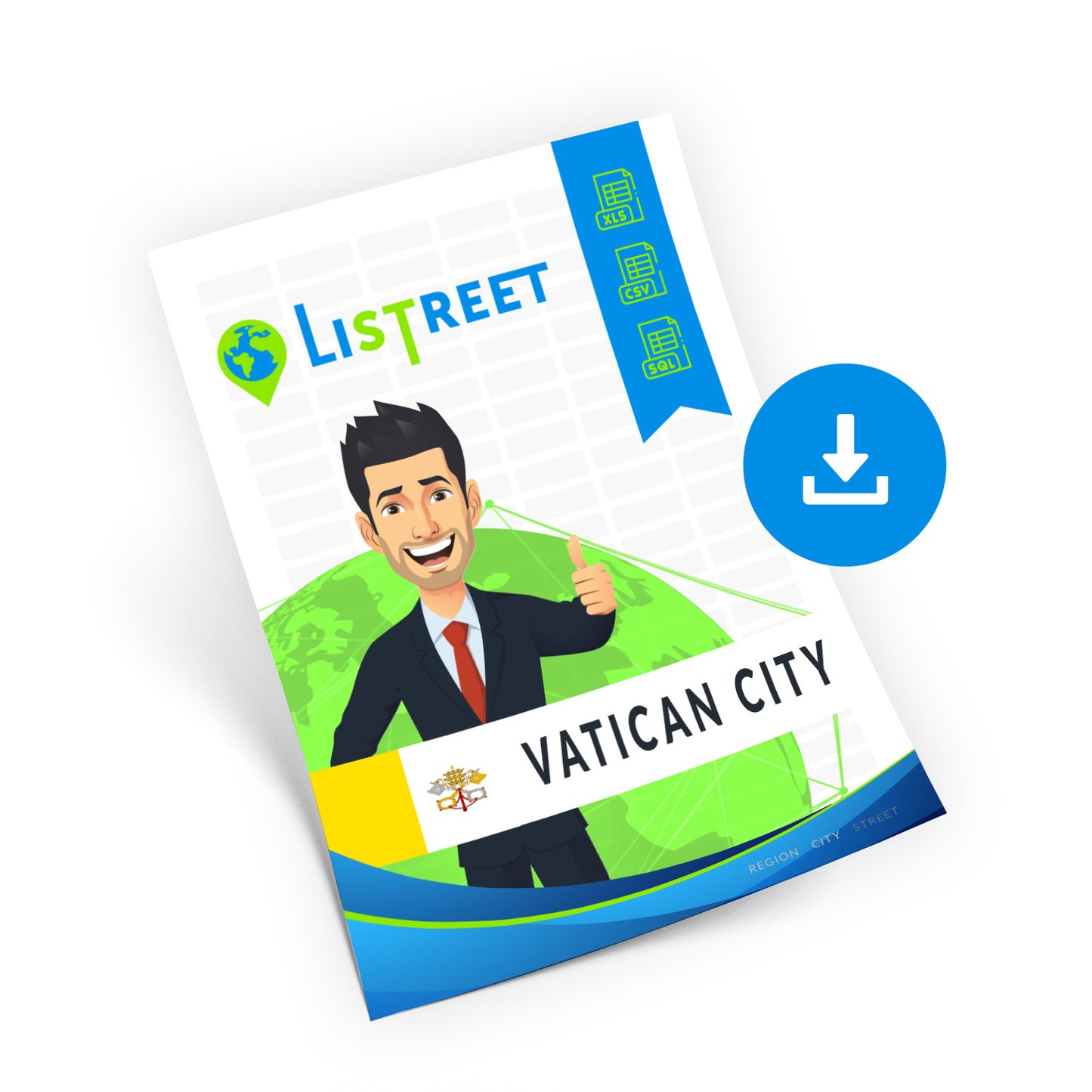 Vatican, Location database, best city file