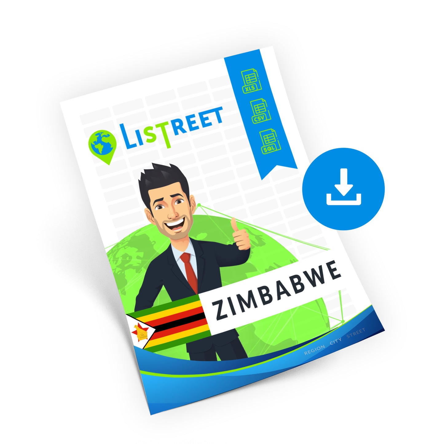 Zimbabwe, Location database, best city file