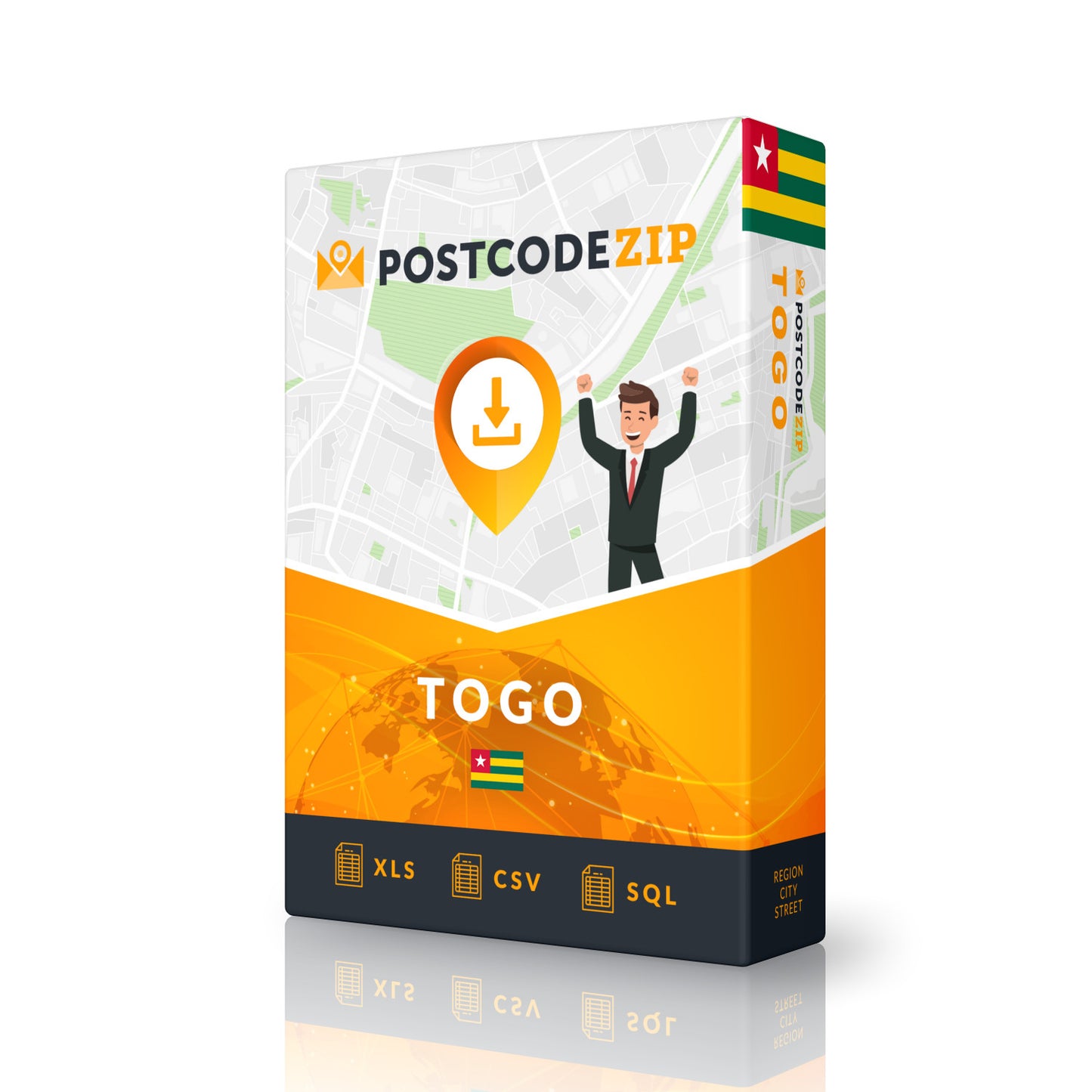 Togo, Best file of streets, complete set