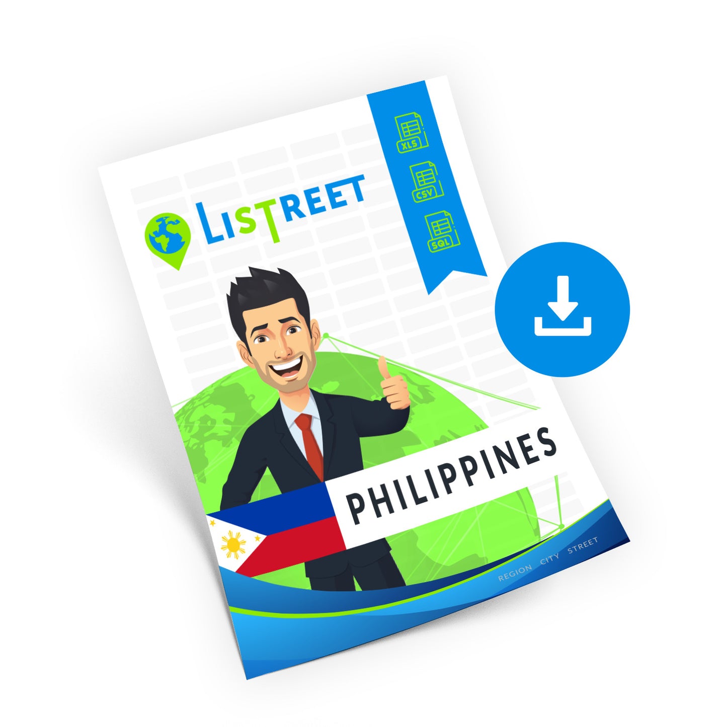 Philippines, Best file of streets, complete set