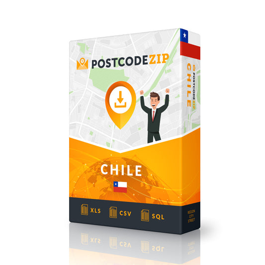 Chile, Complete premium data set of streets